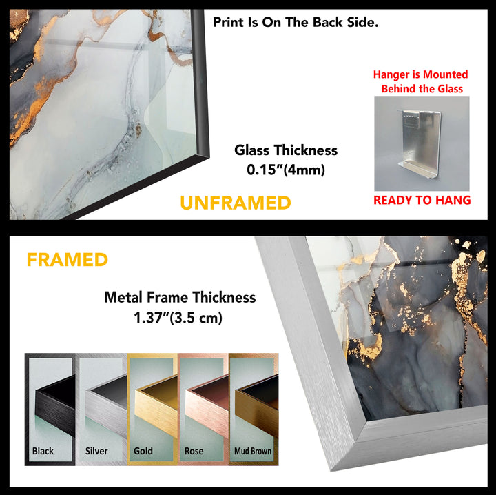 Abstract Tempered Glass Wall Art - MyPhotoStation