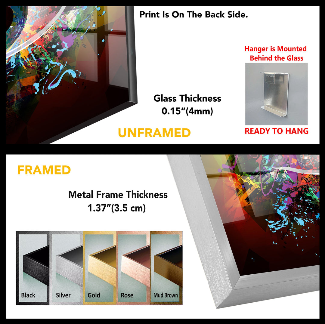 The Eye Abstract Tempered Glass Wall Art - MyPhotoStation