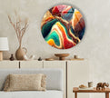 Modern Abstract Paintings on Glass