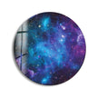 Abstract Round Tempered Glass Wall Art