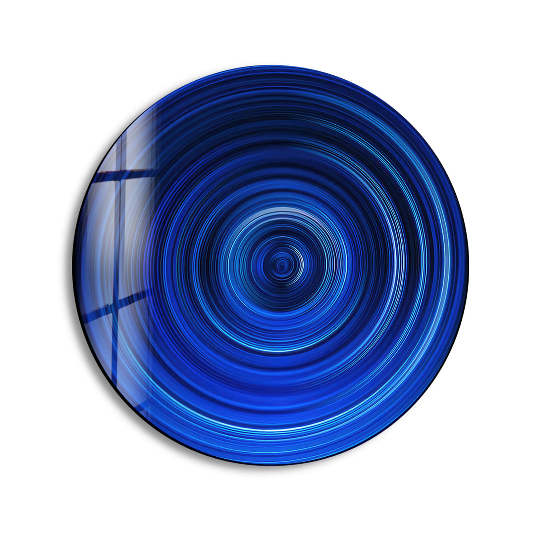 Modern Blue Lines Round Glass Wall Art Decorate your living room with stunning Glass Wall Art. Our collection includes tempered glass wall art, large glass artwork, and modern designs. Perfect for adding color and style to any space. Enjoy secure packaging, free shipping, and vibrant prints that last.