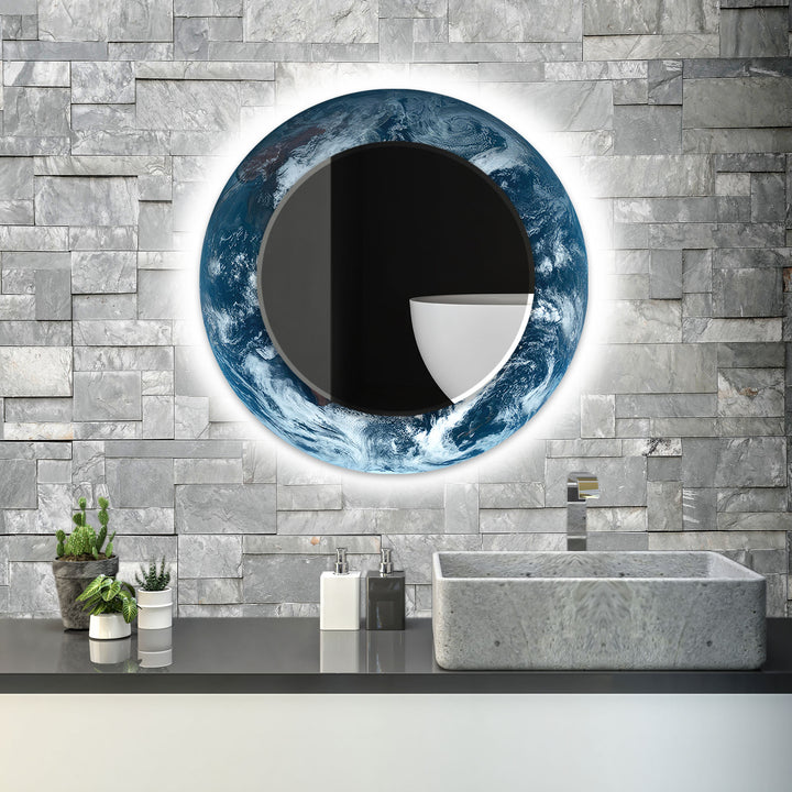 Black & White Wall Mirror Modern Wall Mirror
