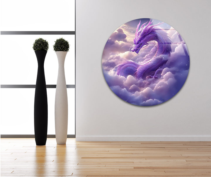 Purple Dragon: A dreamy dragon in flight, adding a mystical touch to any fantasy-inspired space.
