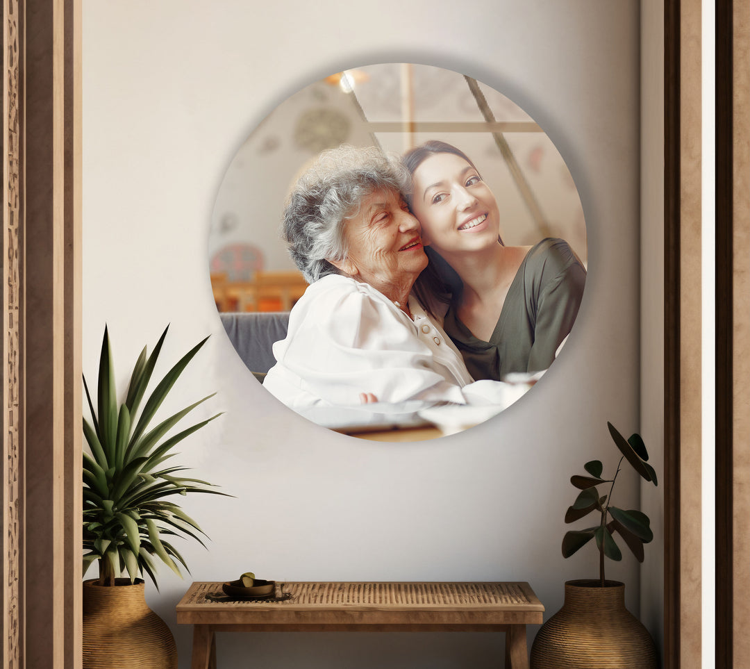 Round Glass Photo Prints