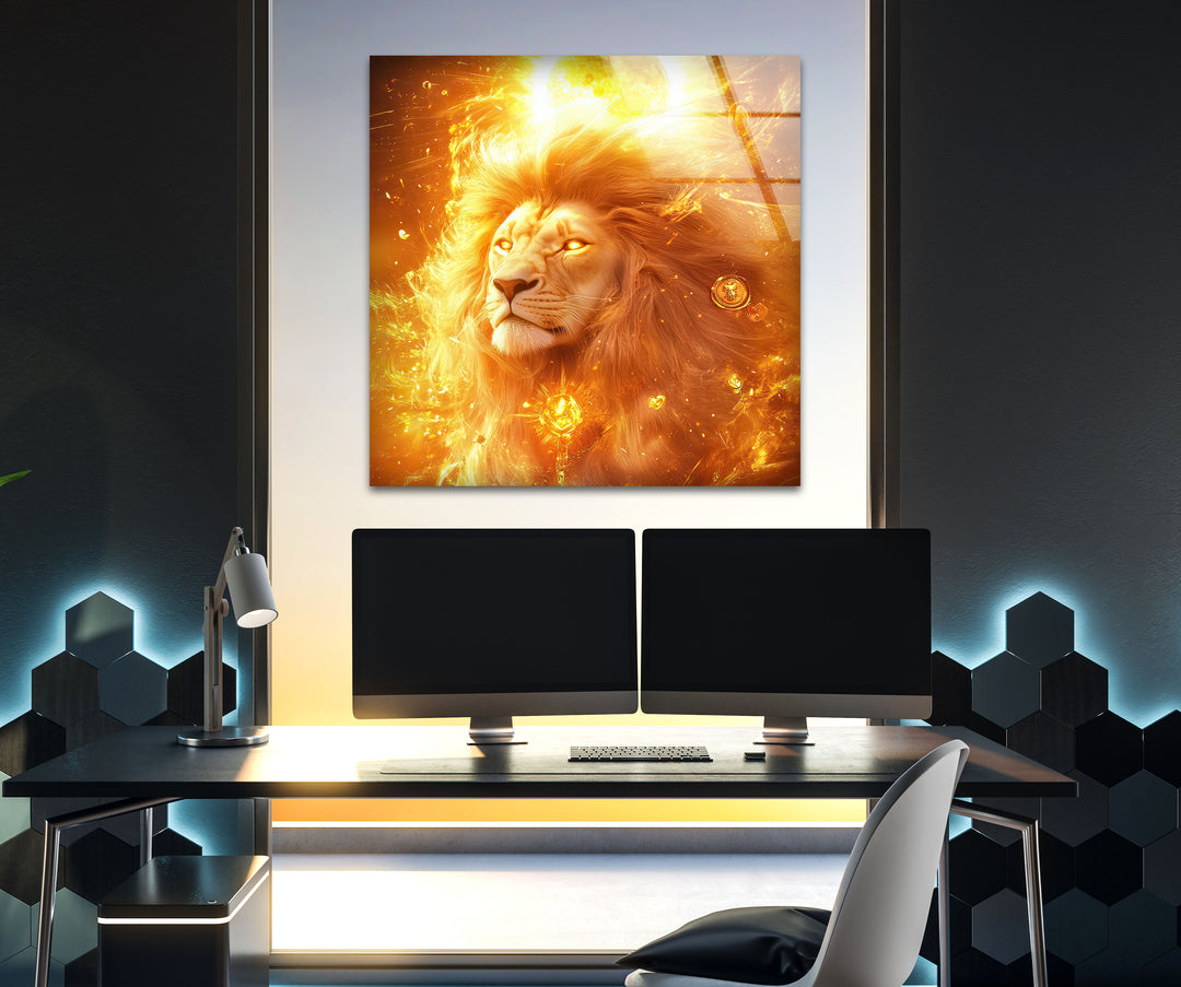 Zodiac Goddess Glass Wall Art large glass photo prints, glass wall photos
