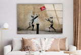 Banksy No Ball Games Glass Wall Art - Browse Banksy art prints and discover a range of stunning designs to elevate your walls. With Banksy prints for sale in various sizes, including large Banksy wall art, you can find the perfect piece to complement your home's style. Buy Banksy art today.