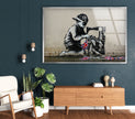 Banksy Uk Flag Glass Wall Art - Shop Banksy artwork for sale and bring the famous street artist's work into your home. From Banksy wall art to original paintings, our collection has something for every art lover. Purchase Banksy art and transform your decor with bold, contemporary pieces.