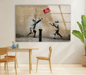 Banksy No Ball Games Glass Wall Art - Find the best Banksy paintings for sale and add a touch of modern street art to your decor. Our Banksy art for sale includes a variety of prints, paintings, and original pieces. Purchase Banksy art and enhance your living space with iconic imagery.