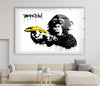 Banksy Pulp Fiction Bananas - Artdesigna Glass Printing Wall Arts - Banksy Art Prints