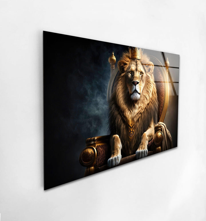 Lion King Glass Wall Art glass photo prints, glass picture prints