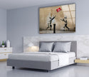 Banksy No Ball Games Glass Wall Art - Artdesigna Glass Printing Wall Arts - Banksy Prints