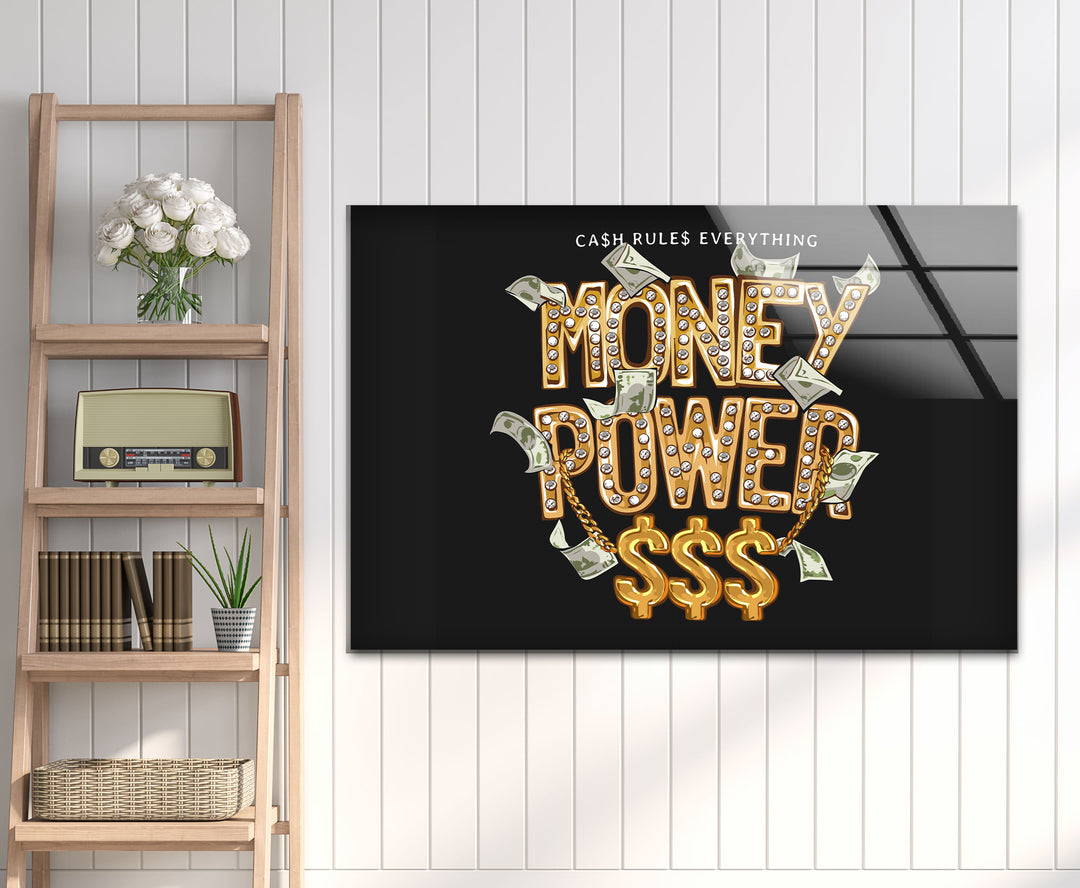 Money Power Cool Art Prints & Tempered Glass Art