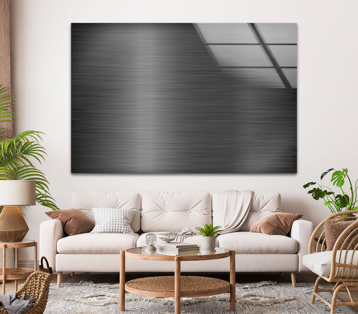 Abstract Grey Glass Wall Art photo print on glass, prints on glass wall art