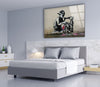 Banksy Uk Flag Glass Wall Art