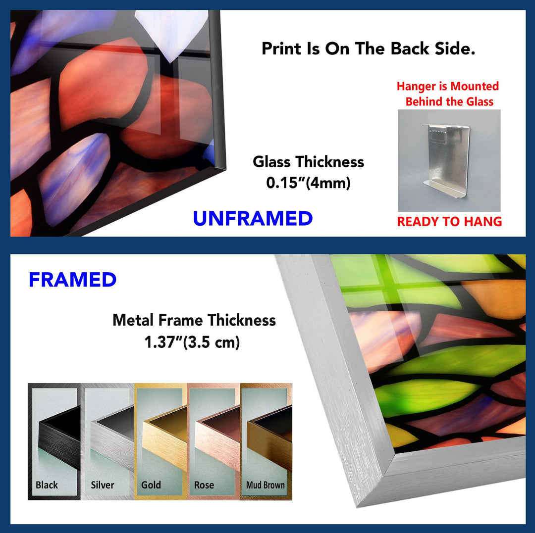 a picture of a metal frame with different colors