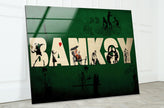 Banksy Tempered Glass Wall Art