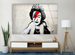 Banksy Queen Elizabeth Glass Wall Art -  Explore Banksy prints for sale and add a vibrant, artistic touch to any room. Our collection includes Banksy wall art, original art for sale, and more. Purchase Banksy art to enjoy high-quality prints and unique designs that bring life to your walls. -* Artdesigna Glass Printing Wall Arts - Banksy Art Prints