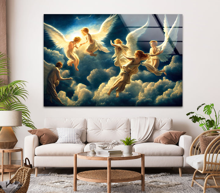 Heaven and Angels Glass Picture Prints Collection