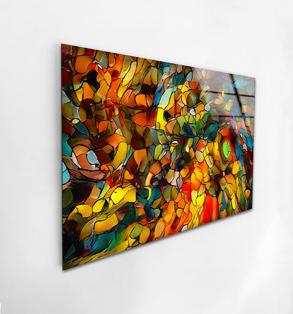 Mosaic Colored Stained Glass Wall Art art glass wall art, glass wall art pictures