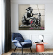 Banksy Uk Flag Glass Wall Art - Our Banksy Glass Wall Arts provide a perfect solution by combining high-quality UV printing with durable, reinforced tempered glass, resulting in stunning, vivid artwork that enlivens any room. Whether you're looking to decorate your kitchen, living room, bathroom, or any other area, our wall arts offer an array of designs to match your style and home decor, making your house feel more like a home.