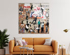 Mix Banksy Art Glass Wall Art - Artdesigna Glass Printing Wall Arts - Purchase Banksy art