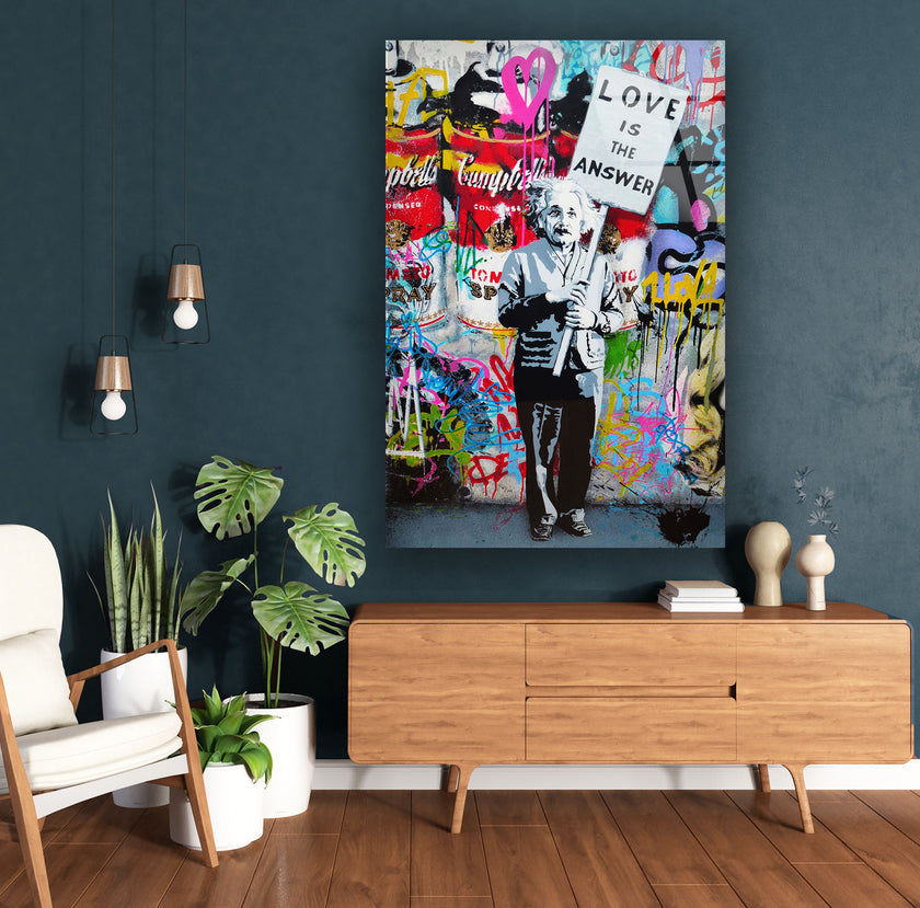 Banksy Tempered Glass Wall Art - MyPhotoStation.com