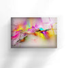 Large Pink and yellow Abstract Glass Wall Art Prints