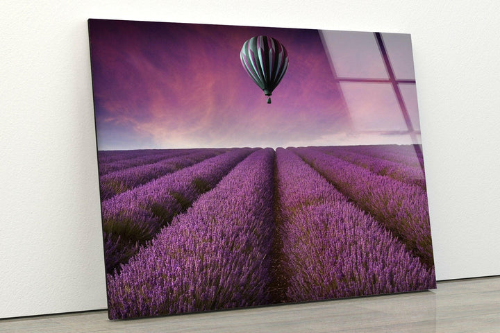 Hot Air Balloon Glass Wall Art large glass photo prints, glass wall photos