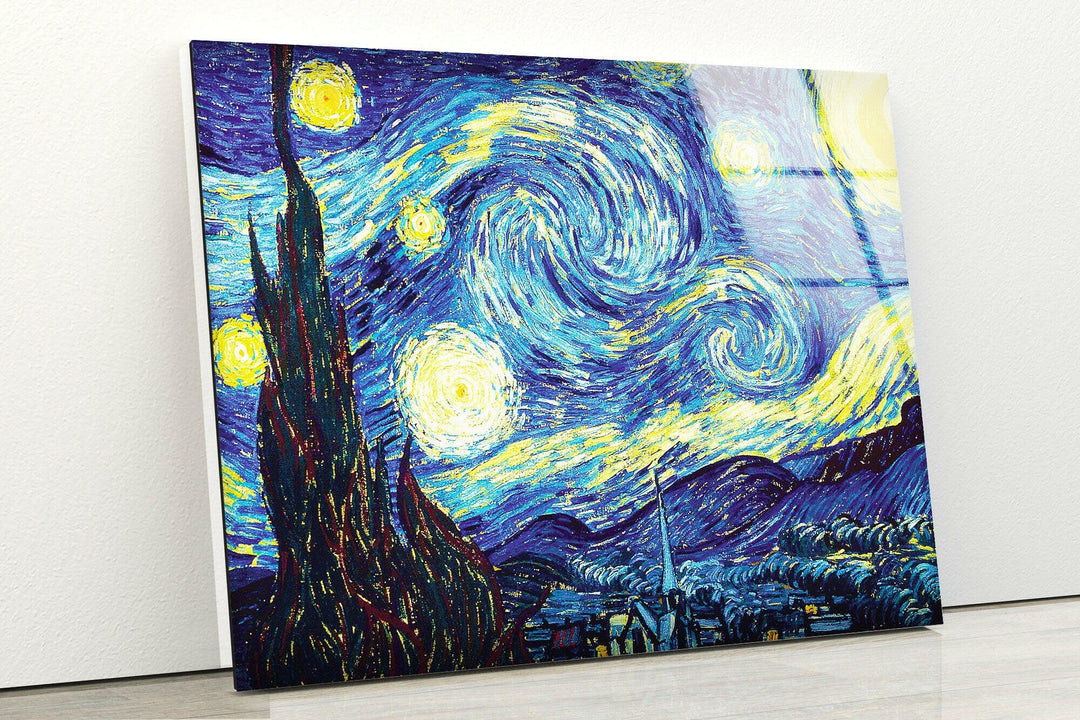 Starry Night Vincent Van Gogh Stained Glass Panels Designs