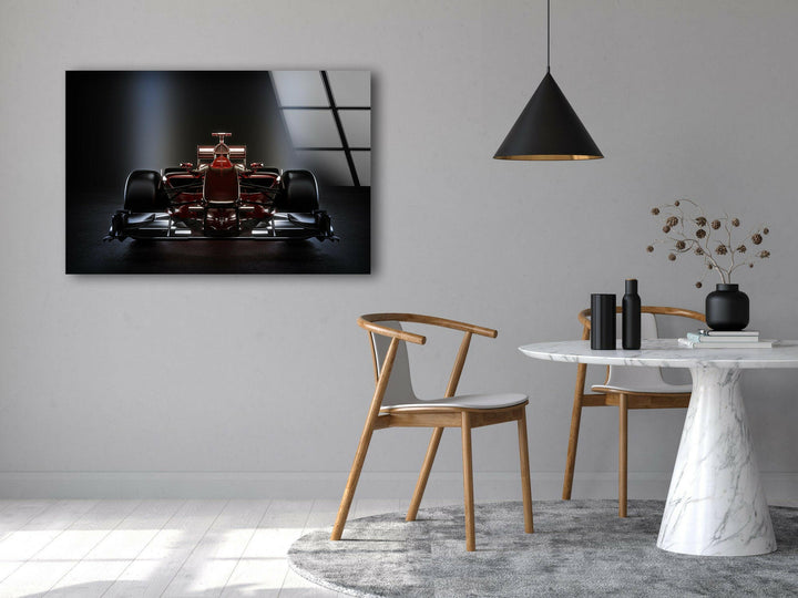 Formula Car Tempered Glass Wall Art - MyPhotoStation