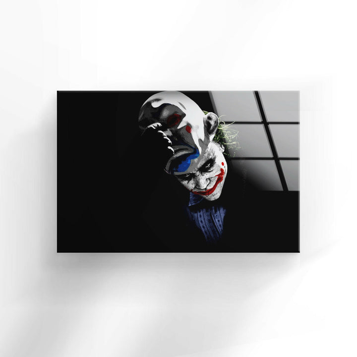 Dark Knight Joker Glass Wall Art large glass photo prints, glass wall photos
