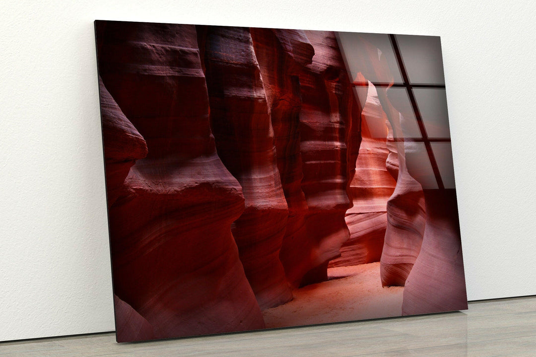 Antelope Canyon Glass Wall Art custom glass photo prints, large glass prints