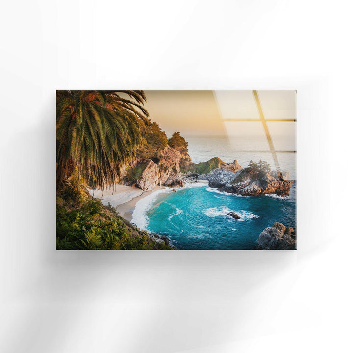 McWay Falls Glass Wall Art Glass Printing Wall Art, Print photos on glass