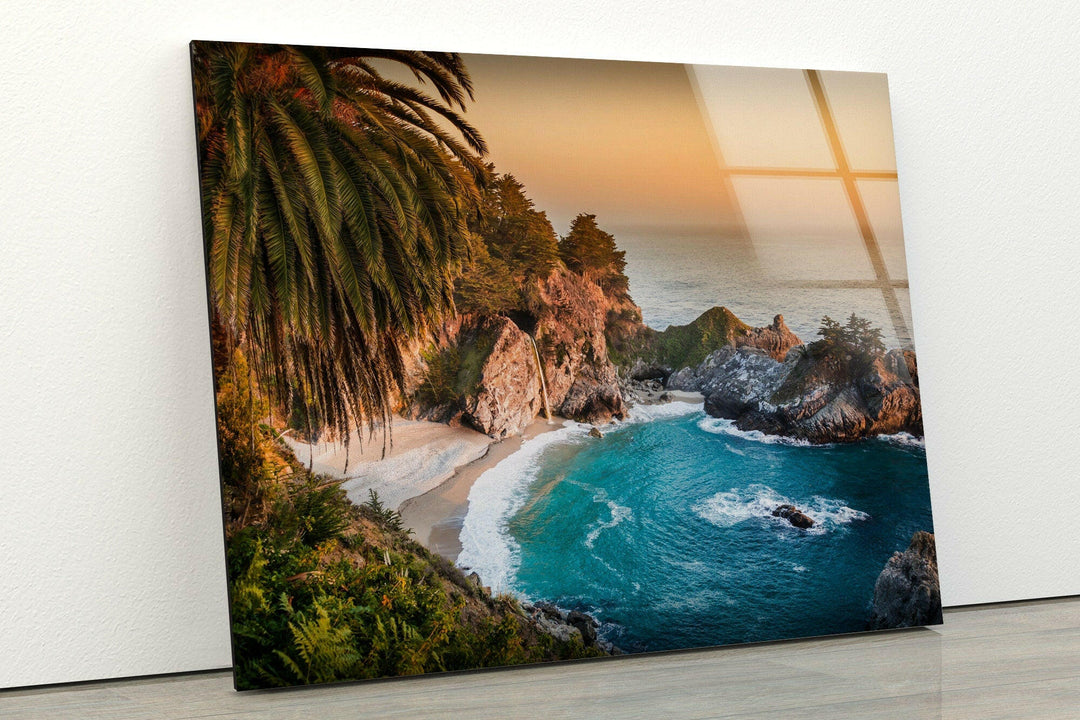 McWay Falls Glass Wall Art glass photo prints, glass picture prints