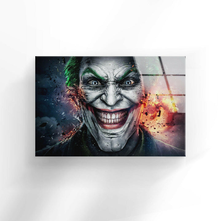 Joker Art Glass Wall Art Glass Printing Wall Art, Print photos on glass
