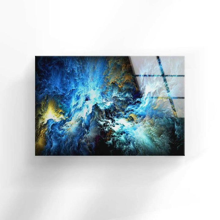 Cosmic Storm Abstract Glass Wall Art stained glass wall art, stained glass wall decor