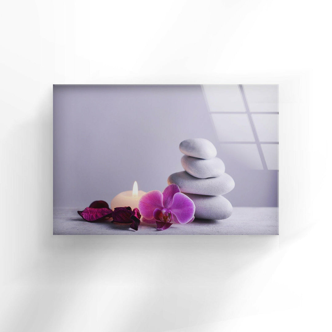 Spa Stone Abstract Cool Art Pieces & Glass Art Prints