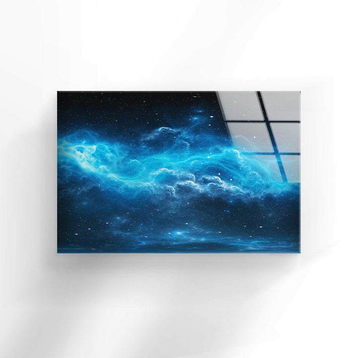 Nebula Star and Space Glass Wall Art