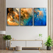 Modern Decorative Abstract Tempered Glass Wall Art