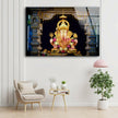 Hindu Lord Ganesha Tempered Glass Wall Art - MyPhotoStation