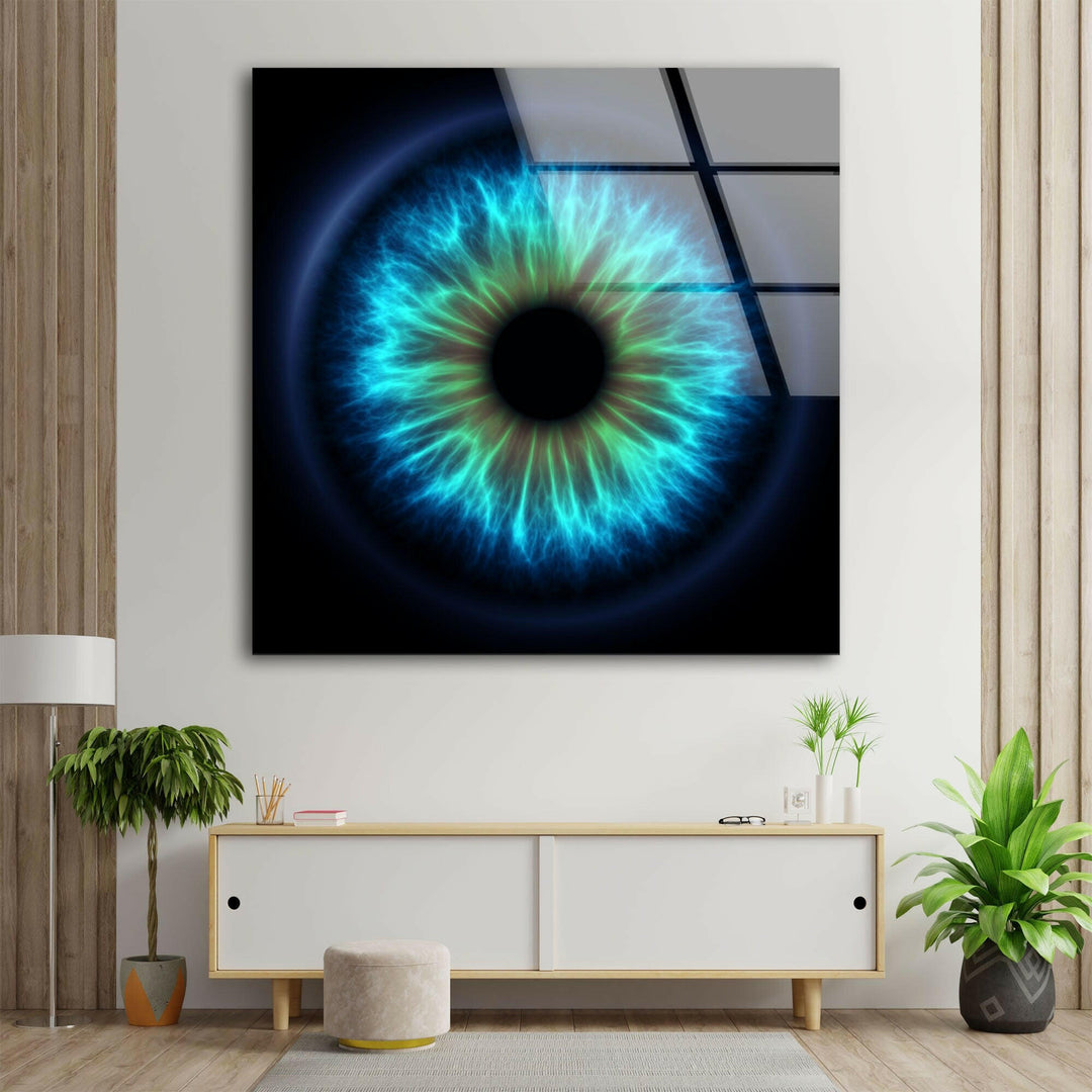 Blue Eye Glass Wall Art