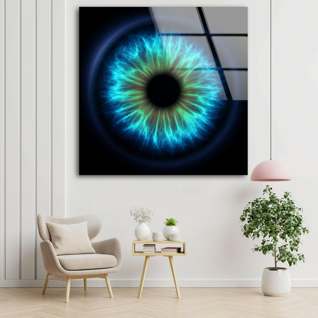 Blue Eye Glass Wall Art