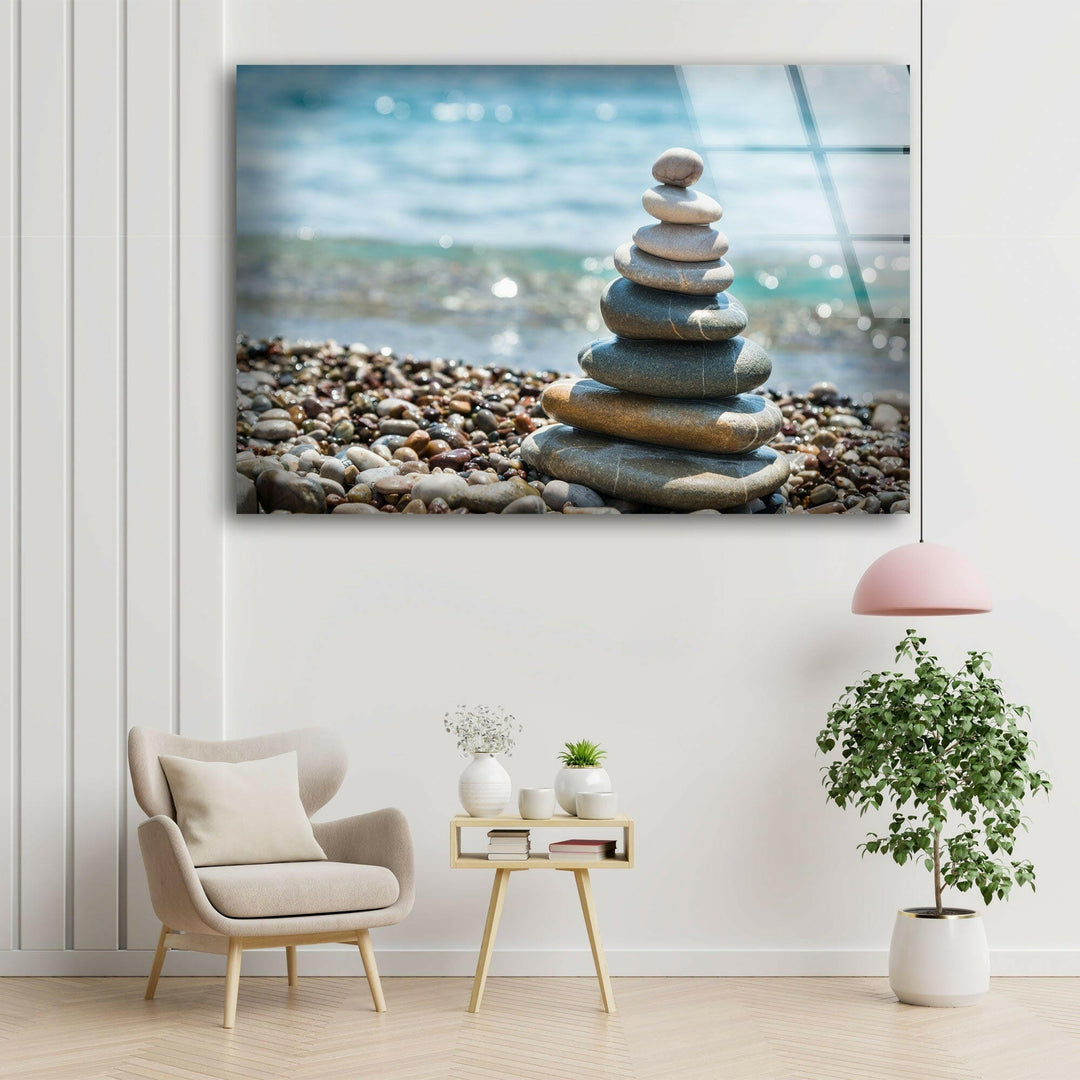 Stone Tower Glass Wall Art glass photo prints, glass picture prints