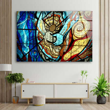 Cosmovitral Toluca Glass Wall Art