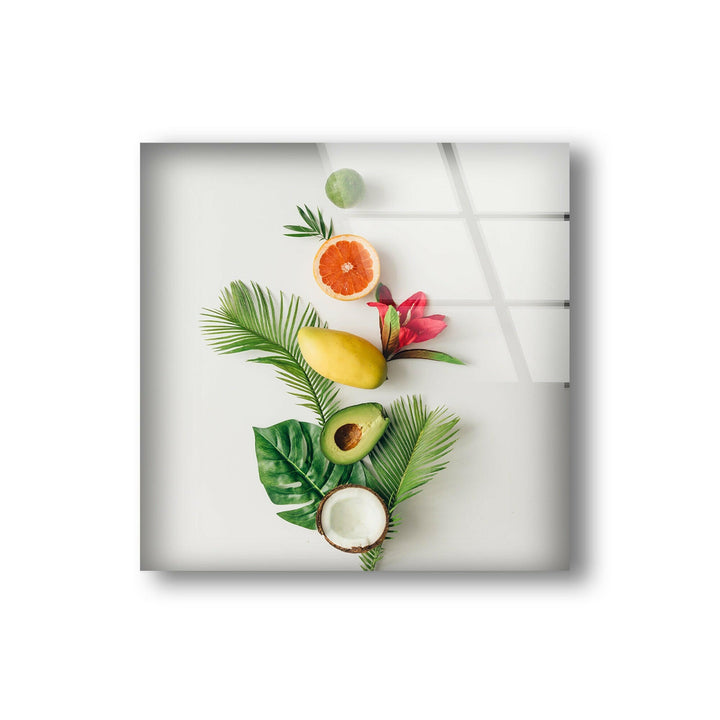 Fruits Kitchen Glass Wall Art, glass photo prints, glass picture prints