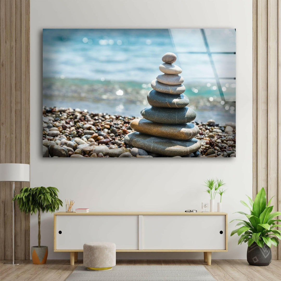 Stone Tower Glass Wall Art glass wall decor, glass wall art decor