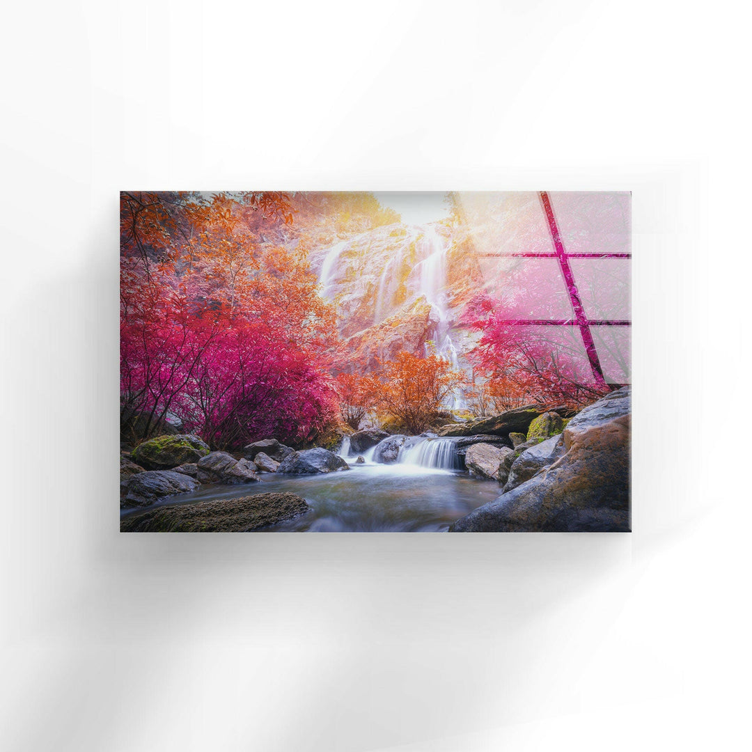 Khlong Lan Glass Wall Art print picture on glass, Tempered Glass Wall Art