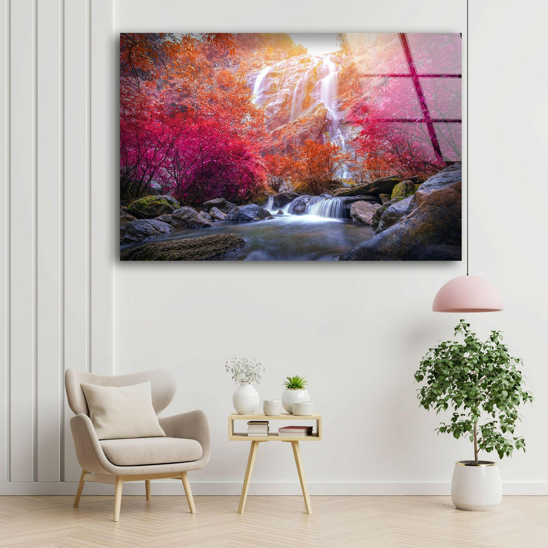 Khlong Lan Glass Wall Art large glass photo prints, glass wall photos