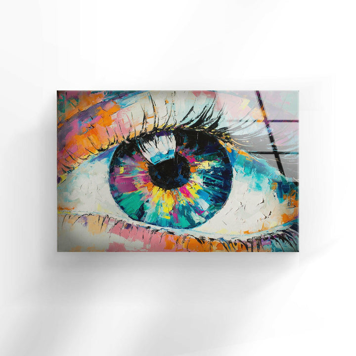 Orange Eye Glass Wall Art