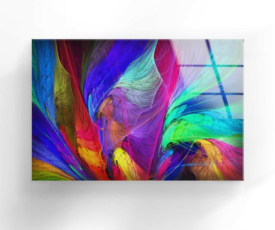 Unique Abstract Glass Wall Art Pieces